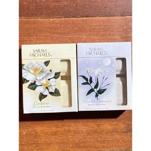 Sarah Michaels Lot of 2 Bar Soaps Jasmine/ Gardenia 7oz NEW